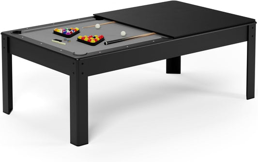 Billard Américain Compact 6 ft – Qualité Pro Tapis Gris