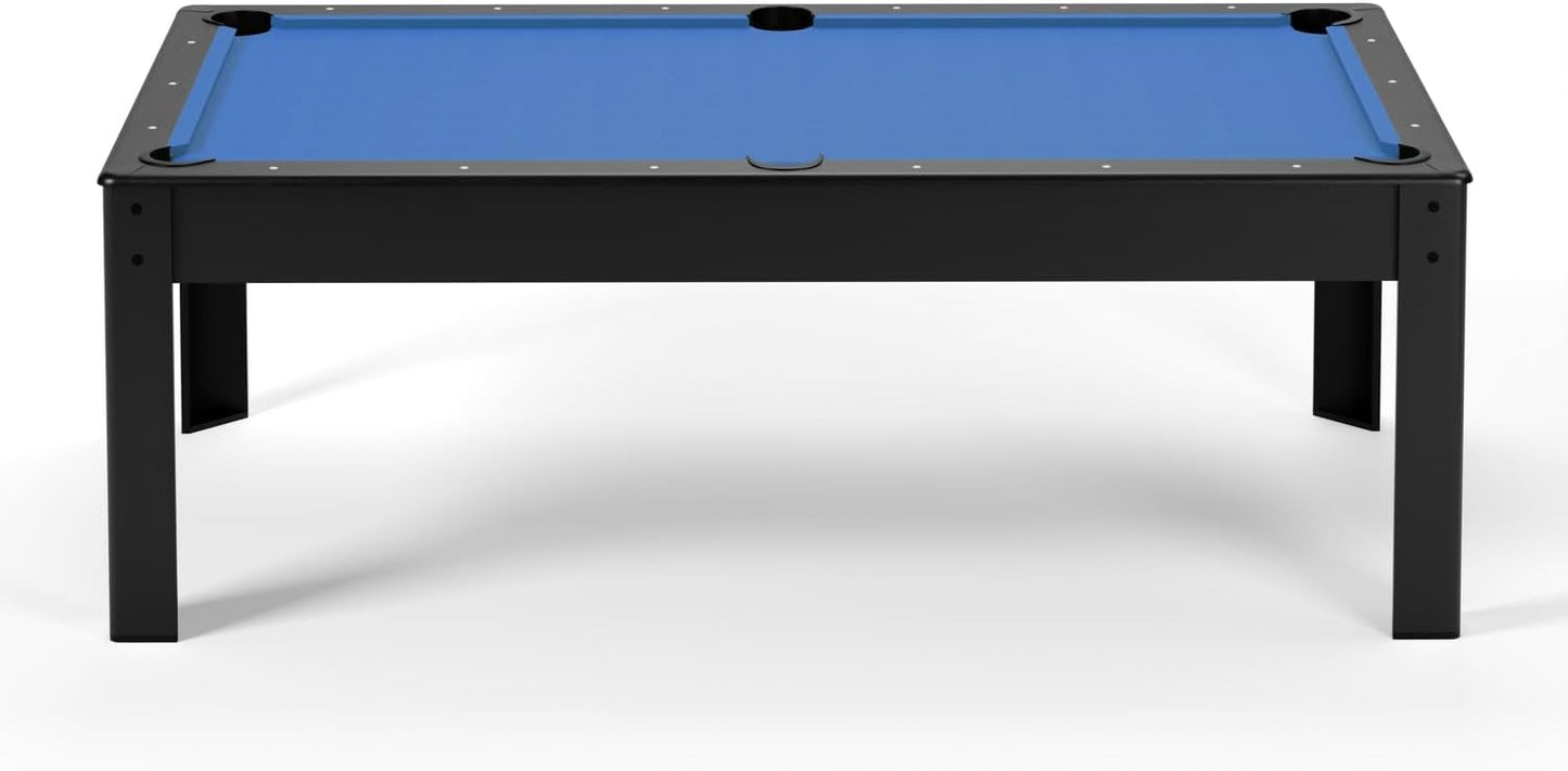Table de billard compacte tapis bleu