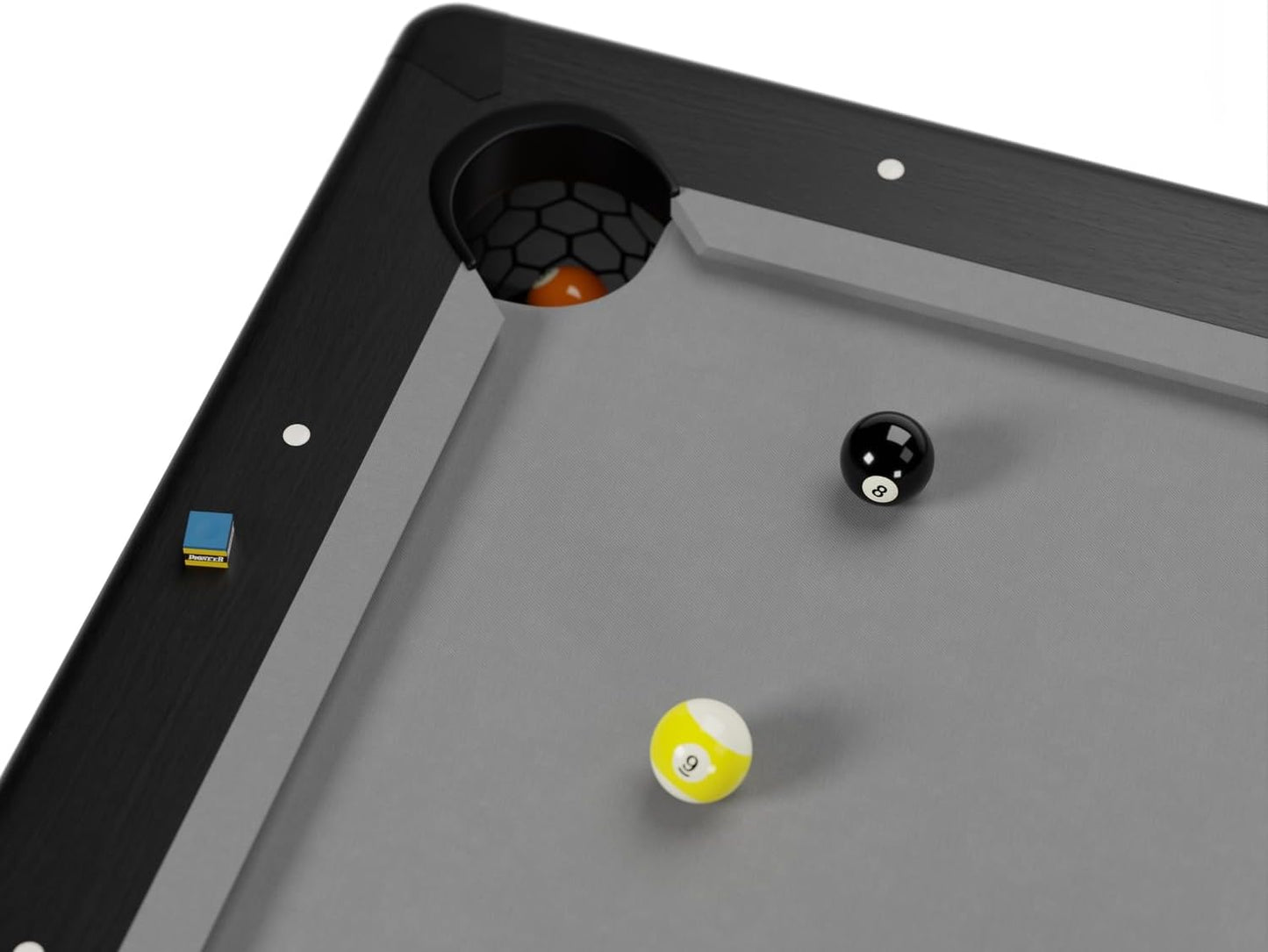 Billard Américain Compact 6 ft – Qualité Pro Tapis Gris