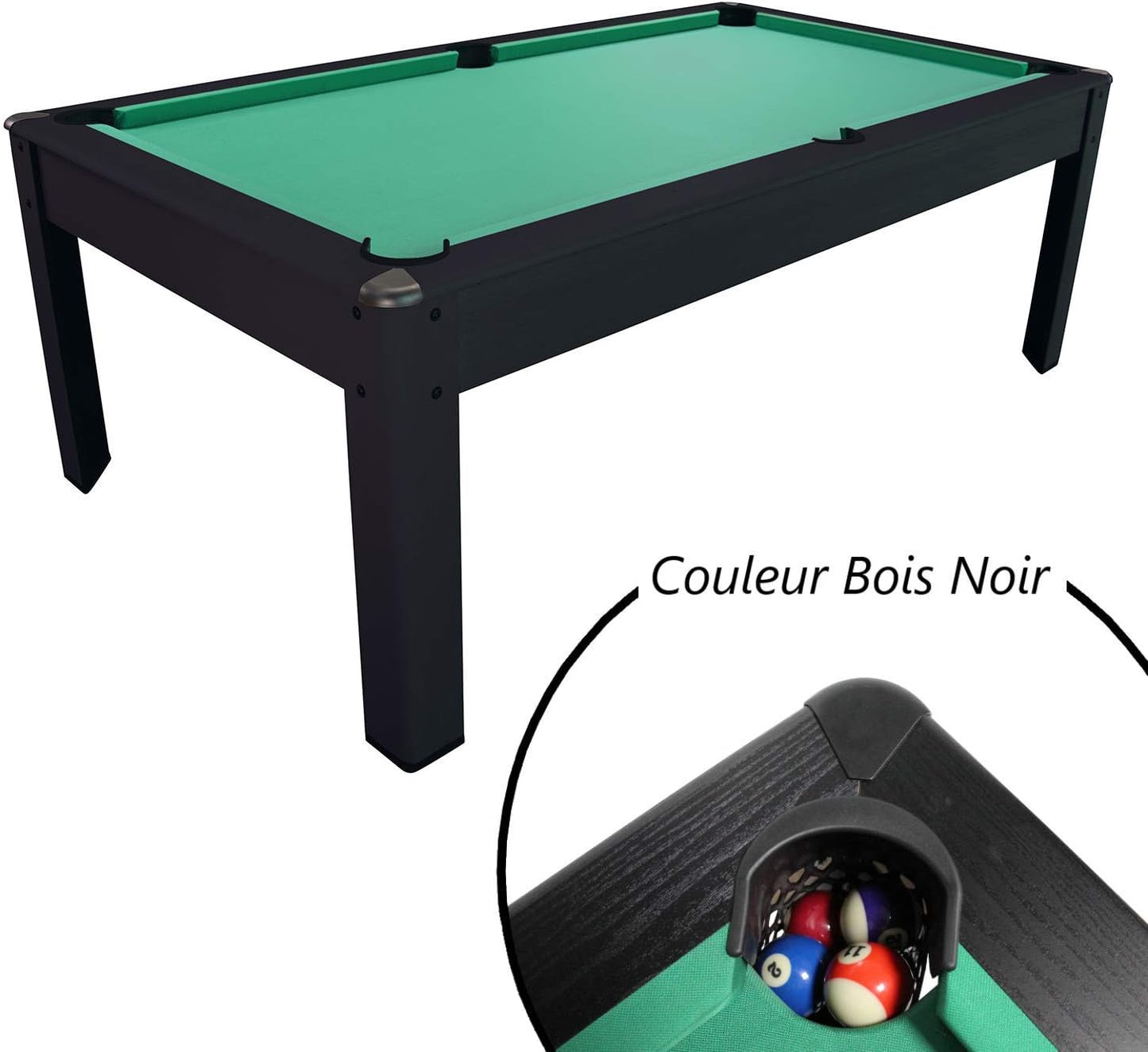 Table de billard compacte – Qualité pro, livraison & accessoires inclus